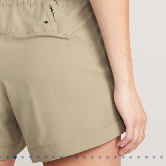 NWT OLD NAVY High-Waisted StretchTech Pull-On Surf ShortBirch Leaf SIZE XLARGE - Picture 5 of 8